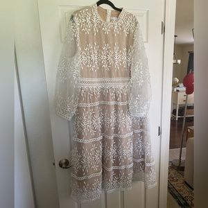 Ivy City Sicily Dress - Champagne Lining